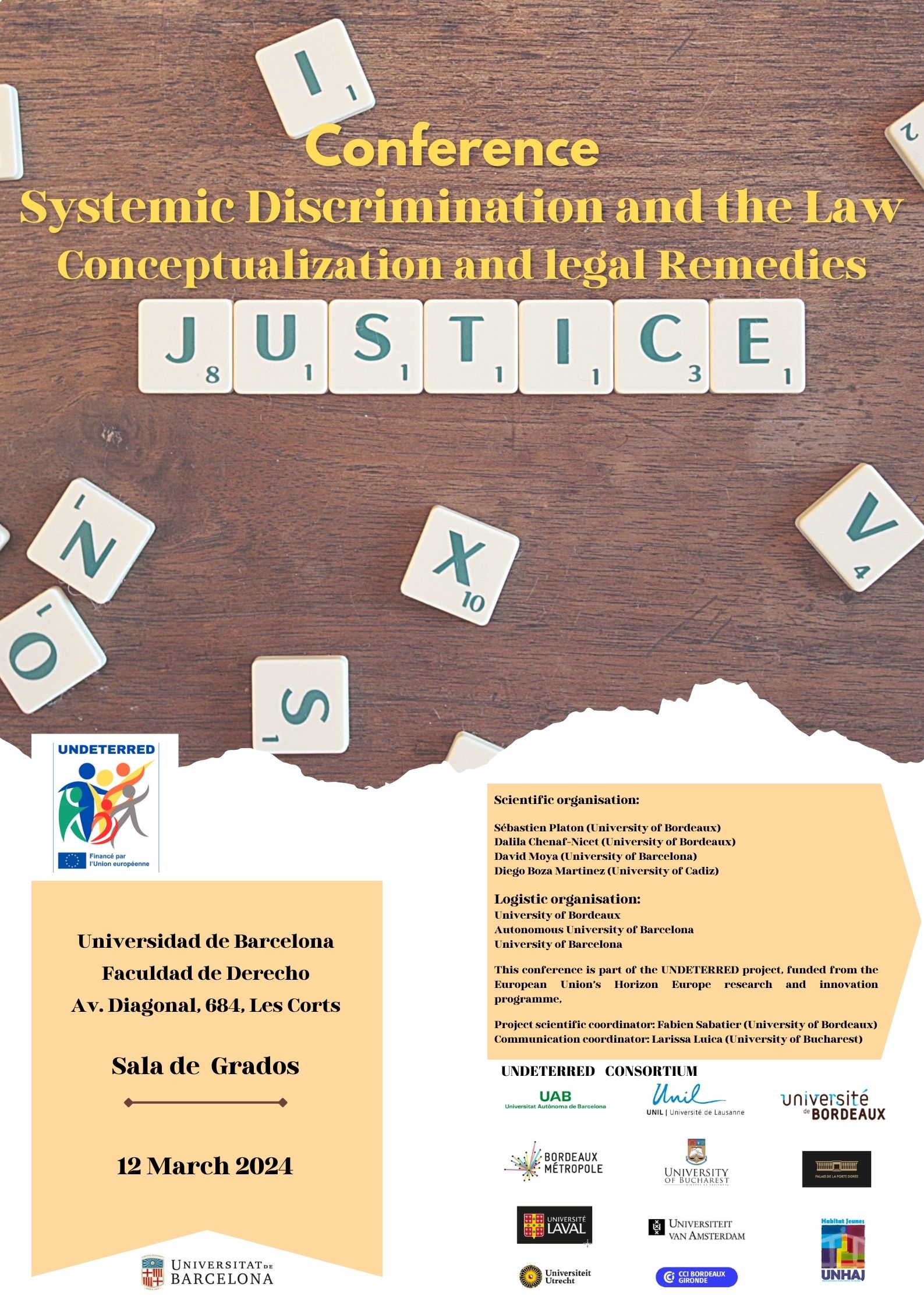 Conférence internationale à Barcelone